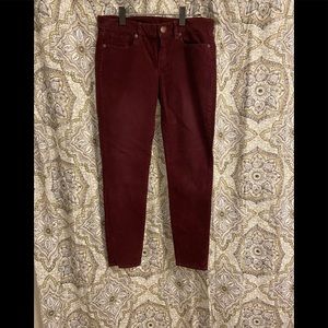 J.Crew Women's Corduroy Pants (28), maroon